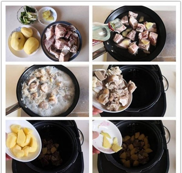 香辣土豆炖牛肋排怎么做-土豆炖牛肋排的做法2