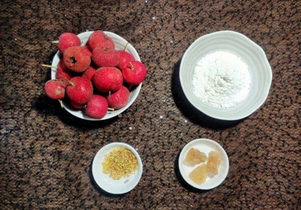 山楂可以做成哪些食品-糖桂花酿山楂2
