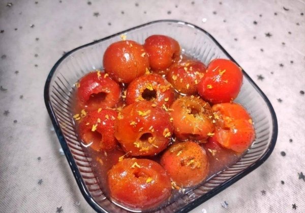 山楂可以做成哪些食品-糖桂花酿山楂13