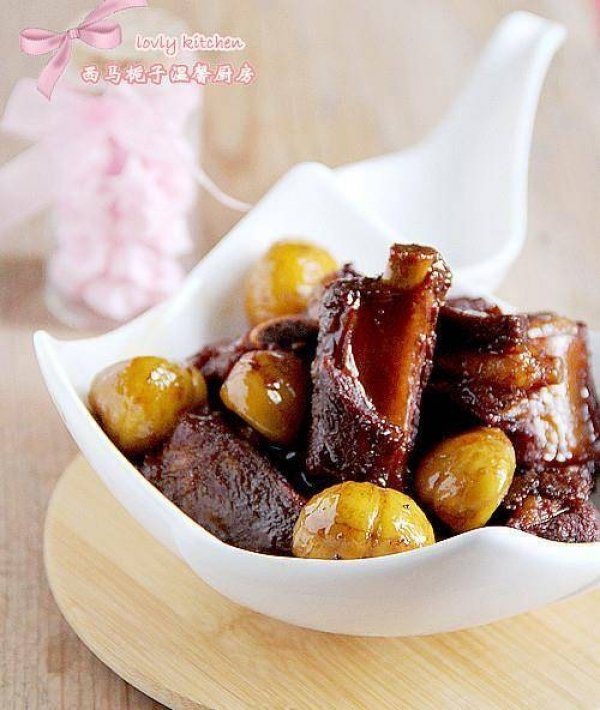 板栗烧排骨怎么做-板栗烧排骨的家常做法3