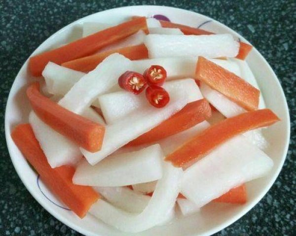 酸辣萝卜丁怎么做-酸辣萝卜丁的腌制方法3