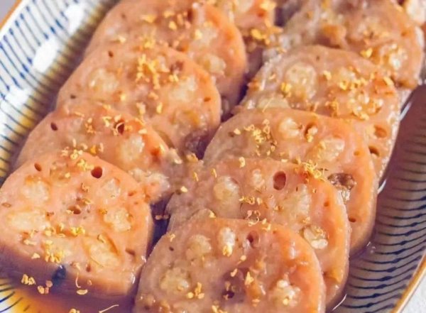 桂花糯米藕怎么灌糯米-桂花糯米藕的做法1