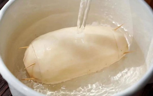 桂花糯米藕怎么灌糯米-桂花糯米藕的做法7