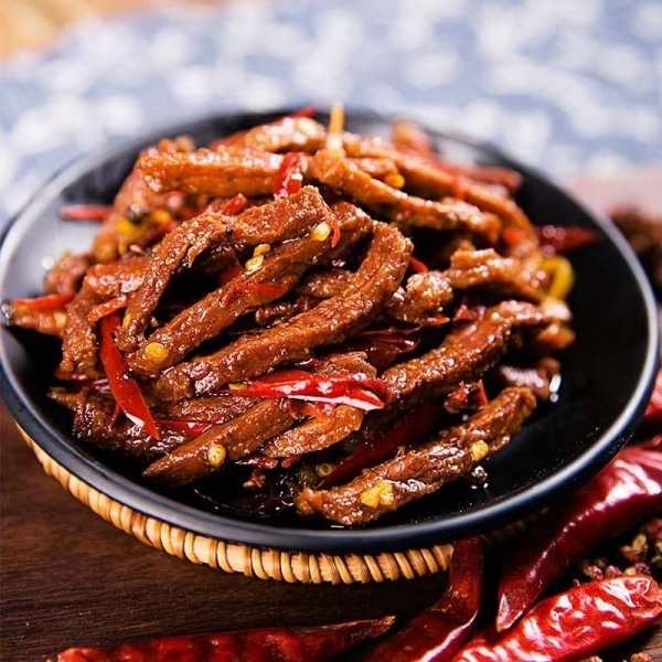 冷吃牛肉丝怎么炒才不会干-冷吃牛肉丝的做法2