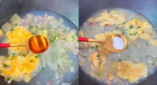 适合春季食用的家常汤-蛤蜊韭菜鸡蛋粉丝汤10