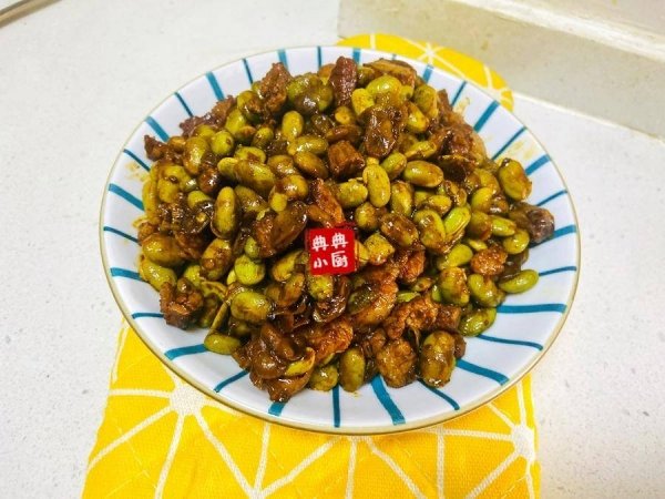瘦肉丁烧毛豆米怎么做-肉...