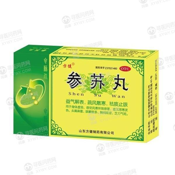 《参苏丸》说明书