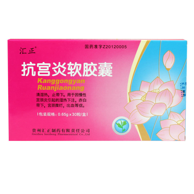 《汇正 抗宫炎软胶囊》说明书