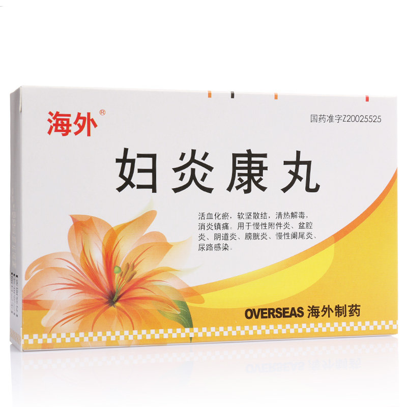 《海外 妇炎康丸》说明书