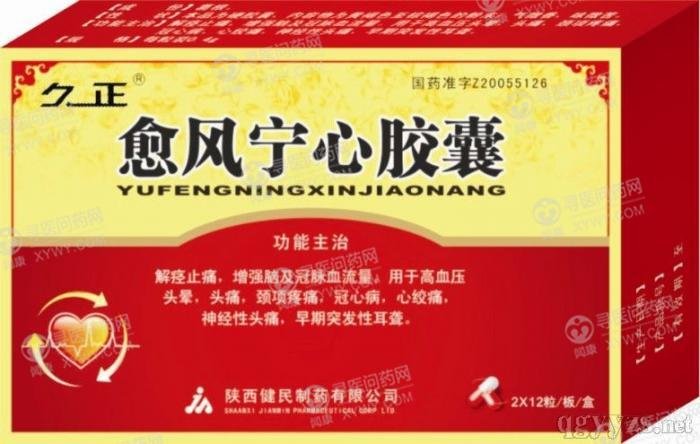 《陕西健民 愈风宁心胶囊...