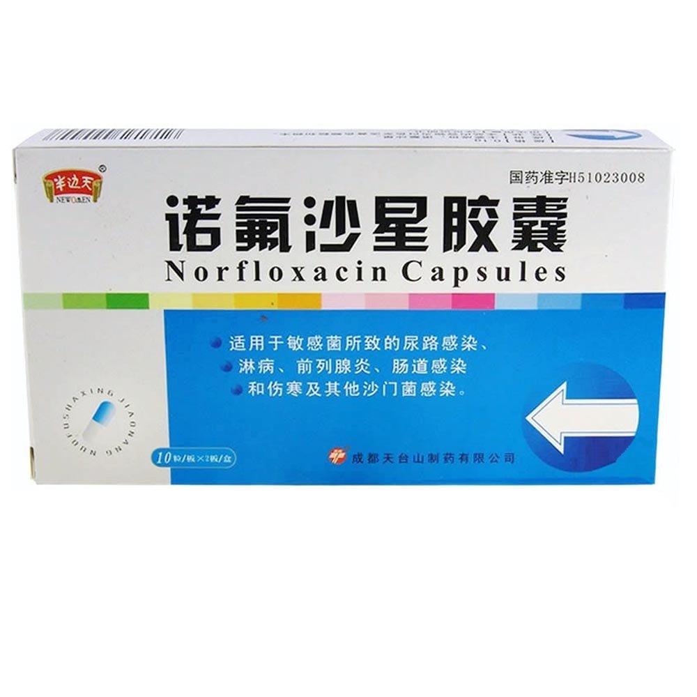 《成都天台山 诺氟沙星胶...