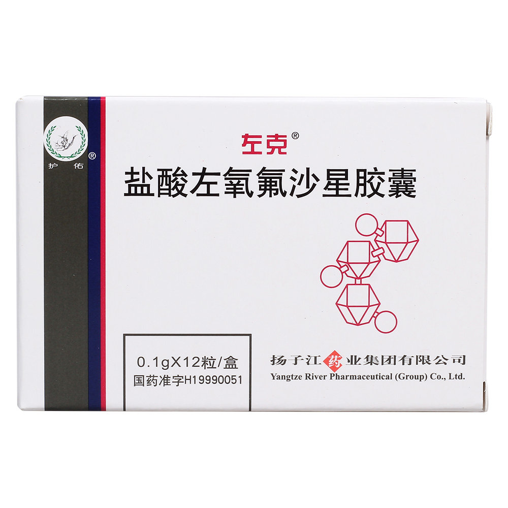 《左克 盐酸左氧氟沙星胶...