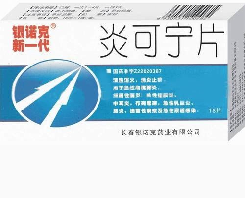 《长春银诺克 炎可宁片》...
