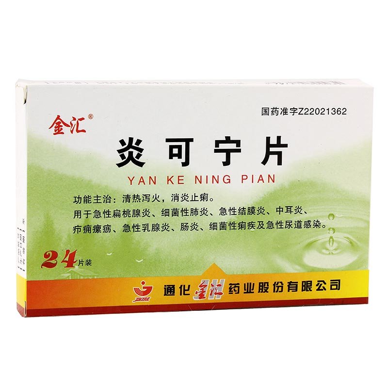 《通化金汇 炎可宁片》说...
