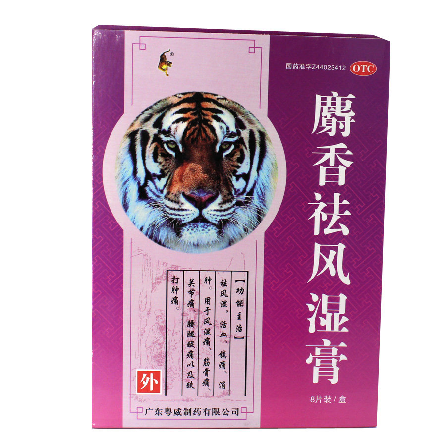 《广东粤威 麝香祛风湿膏》说明书