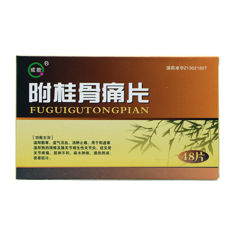 《戒欺 附桂骨痛片》说明...