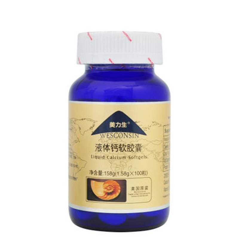 《美力生制药 美力生牌液体钙软胶囊》说明书