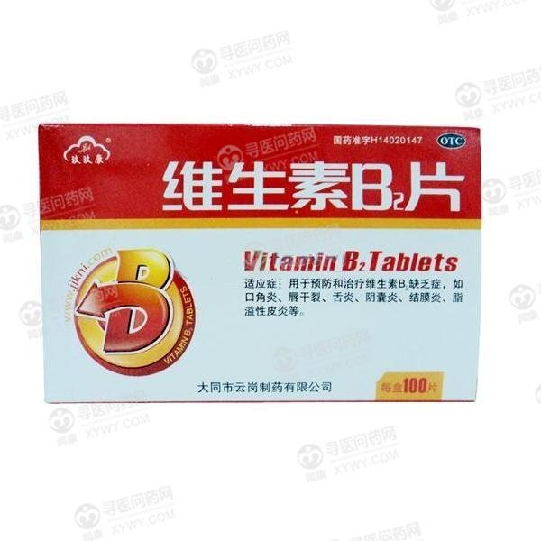 《大同云岗 维生素B2片...